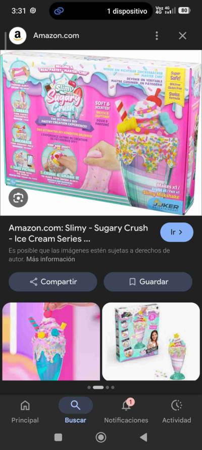 Set de manualidades Slimy Sugary Crush - miniatura 1