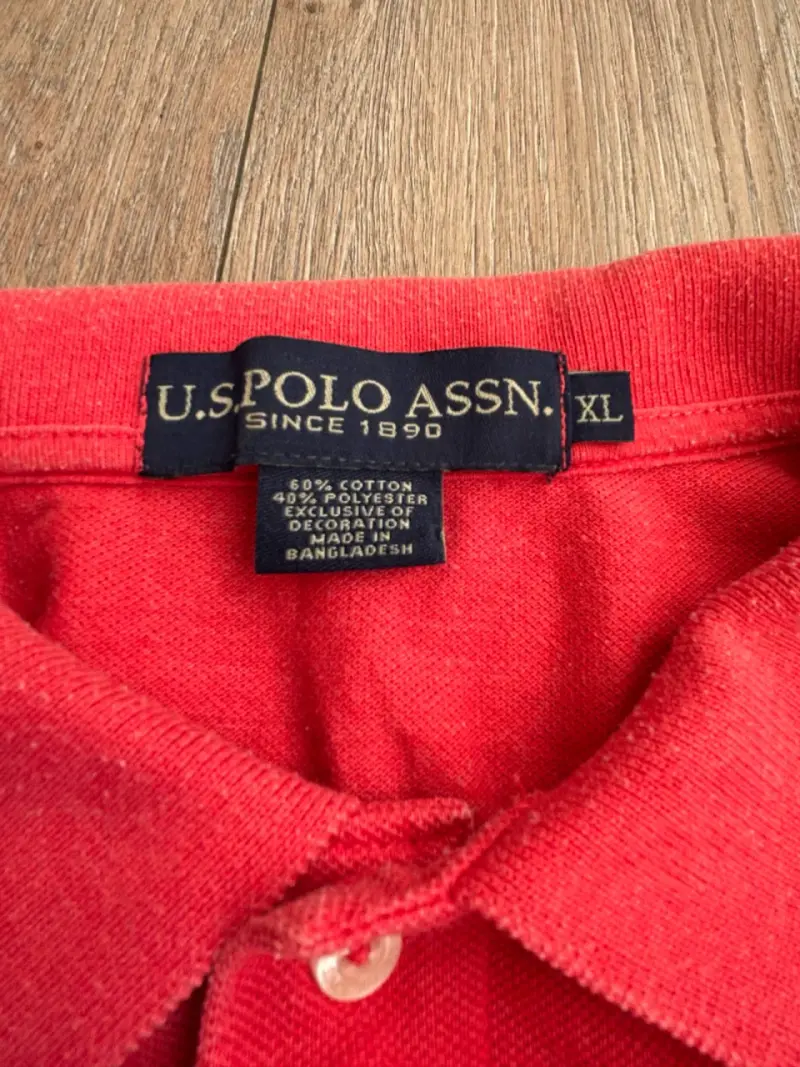 Polera polo roja U.S. Polo Assn - 2