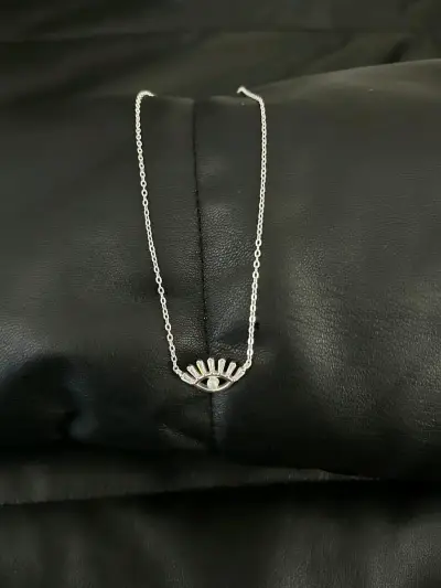 Collar de plata italiana con dijes - miniatura 2
