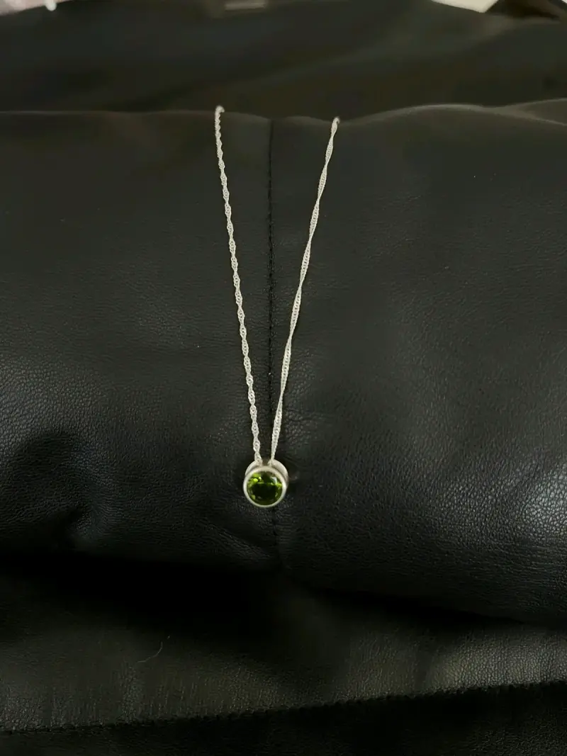 Collar de plata italiana con dijes - 3