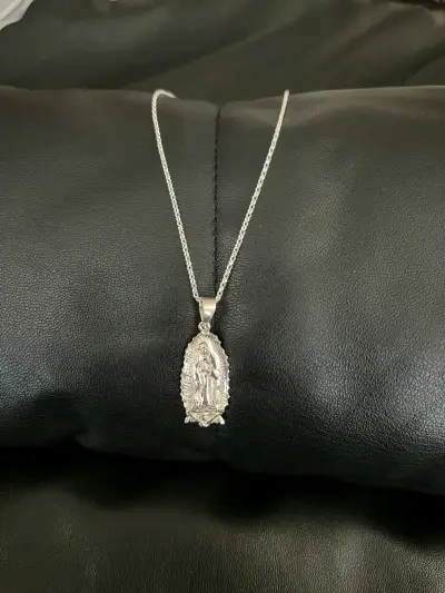 Collar de plata italiana con dijes - miniatura 4