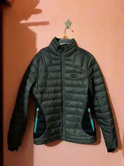 Chaqueta acolchada verde oscura - miniatura 1
