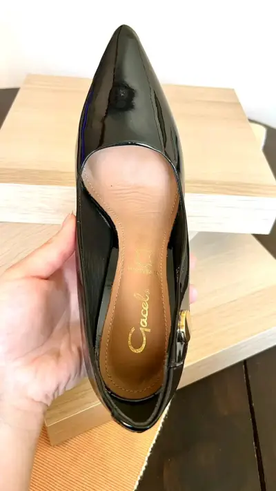 Zapato Gacel de tacón alto negro - miniatura 4