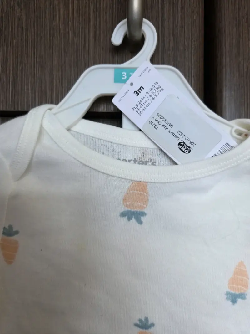 Conjunto bebé con estampado de zanahorias - 3