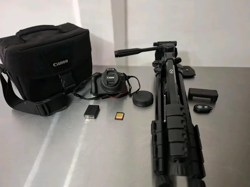 Conjunto Canon con trípode - 1