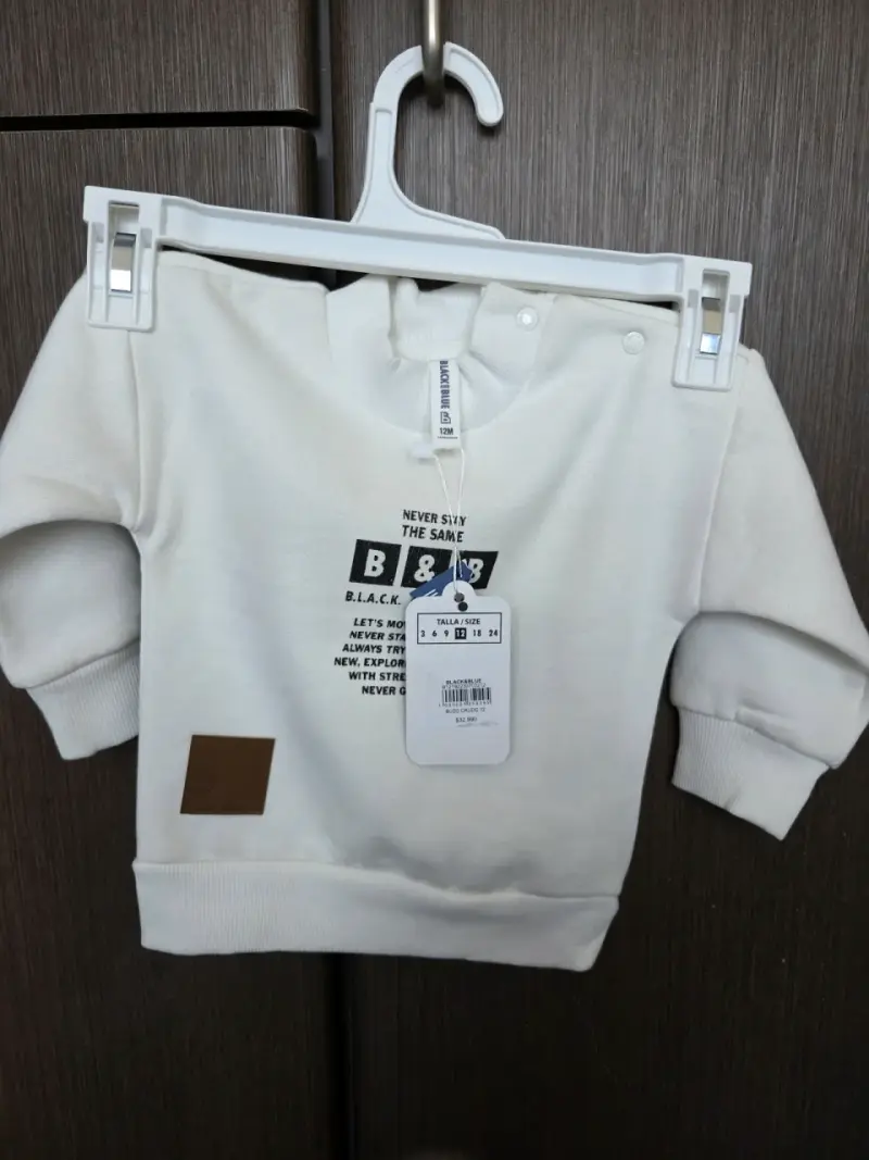 Buzo blanco para bebé 12M - 1