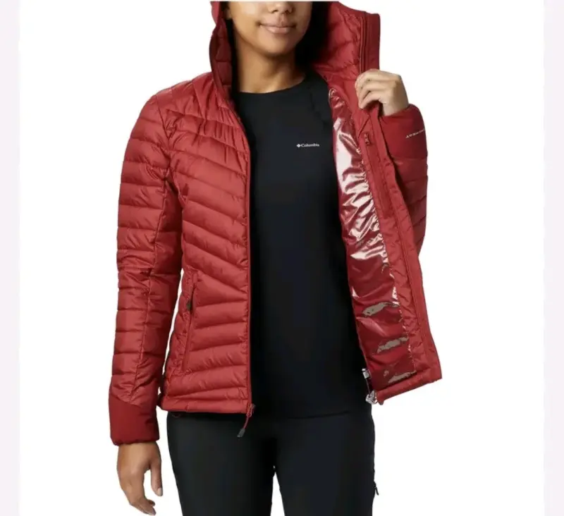 Chaqueta acolchada roja mujer - 2