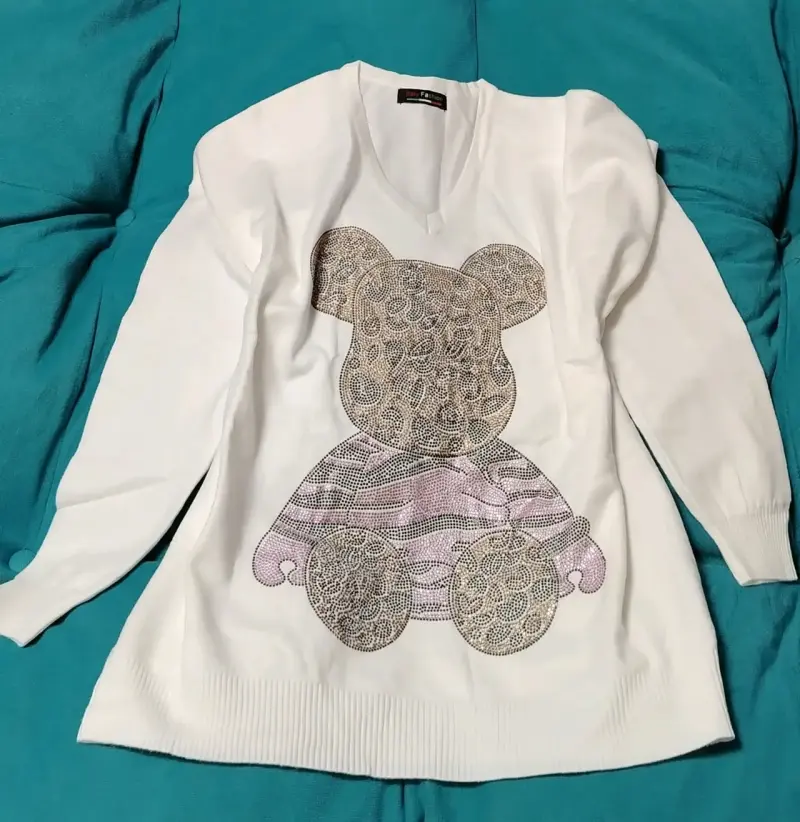 Sweater de osito brillante - 3
