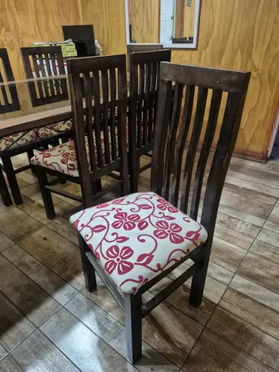 Set comedor madera 8 sillas - miniatura 3