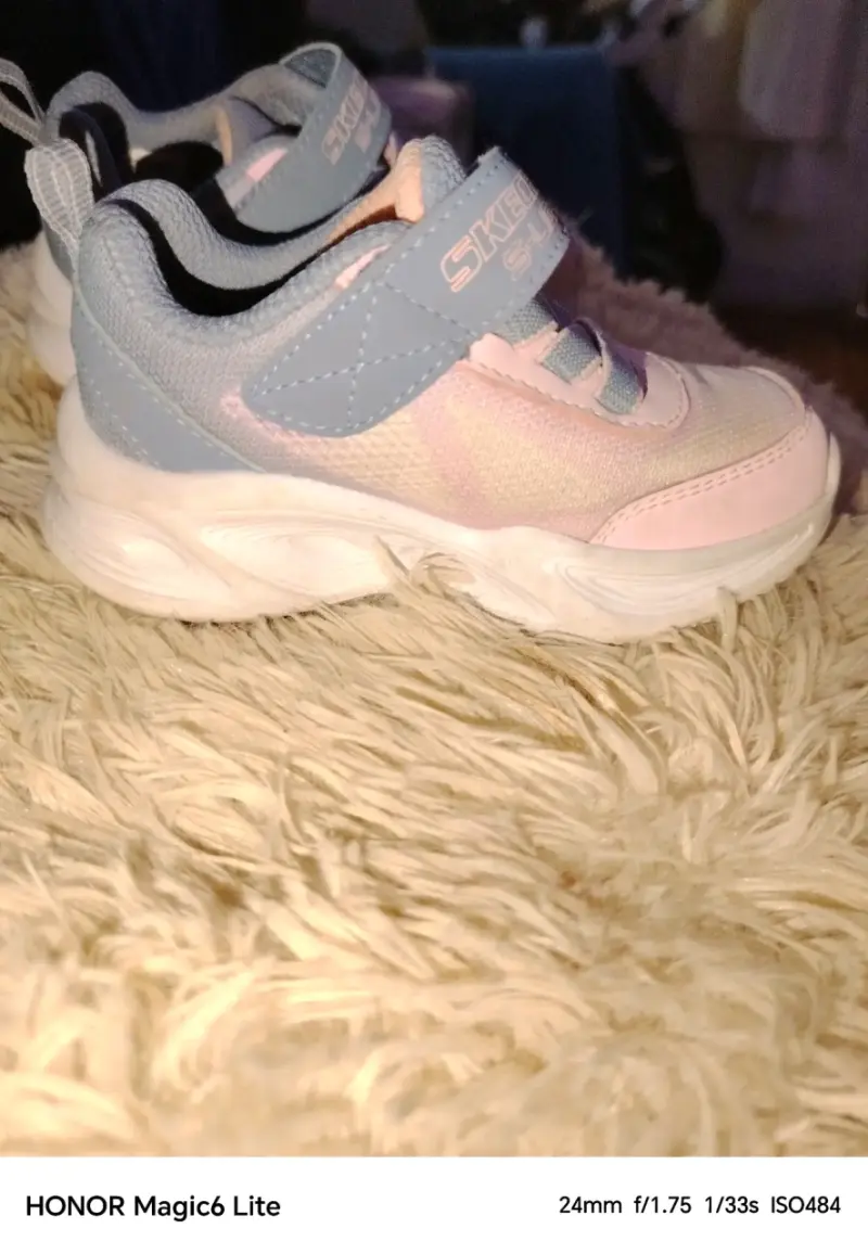 Zapatillas luces rosadas para niños - 3