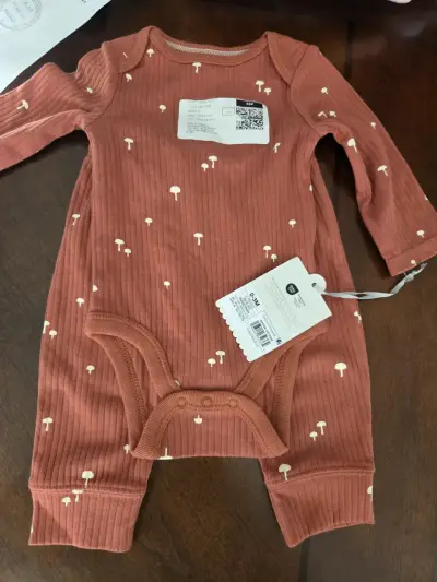 Conjunto bebé con estampado de hongos - miniatura 1