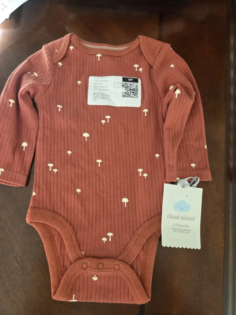 Conjunto bebé con estampado de hongos - 3