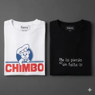 Polera blanca con frase divertida - miniatura 3