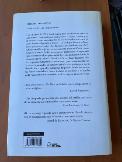 Libro 'La postal' de Anne Berest - miniatura 2