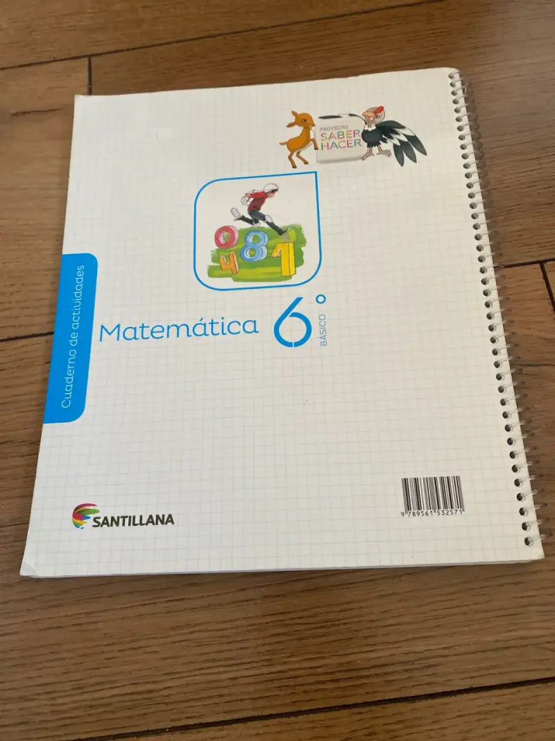 Cuaderno Matemáticas 6° Básico - 2