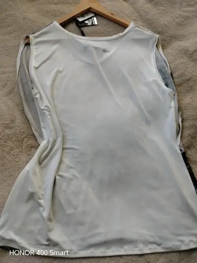 Polera blanca Cecilia Bolocco - miniatura 4
