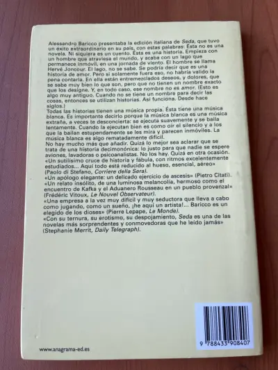 Libro Seda de Alessandro Baricco - miniatura 2
