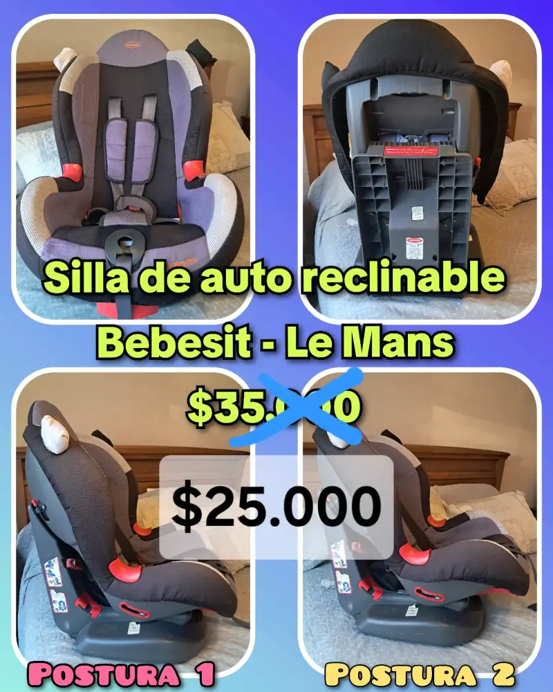 Silla de auto reclinable Bebesit
