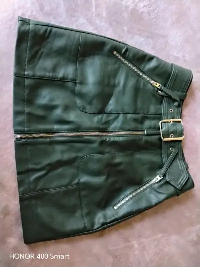 Mini  de eco cuero verde talla S - miniatura 2