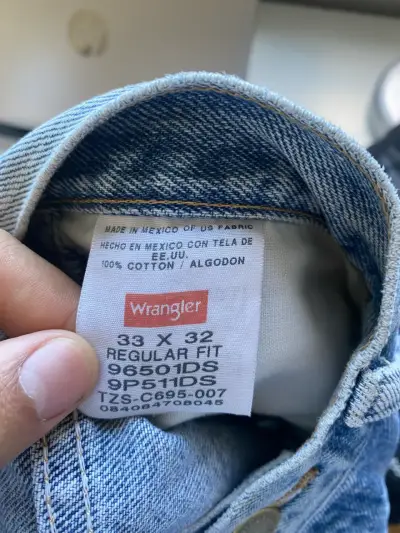 Jeans azul claro unisex Wrangler - miniatura 3