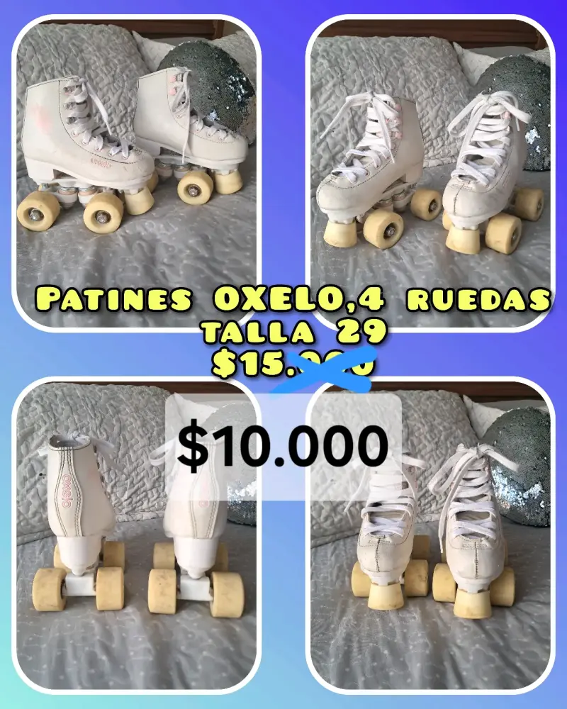 Patines Oxelo de 4 ruedas