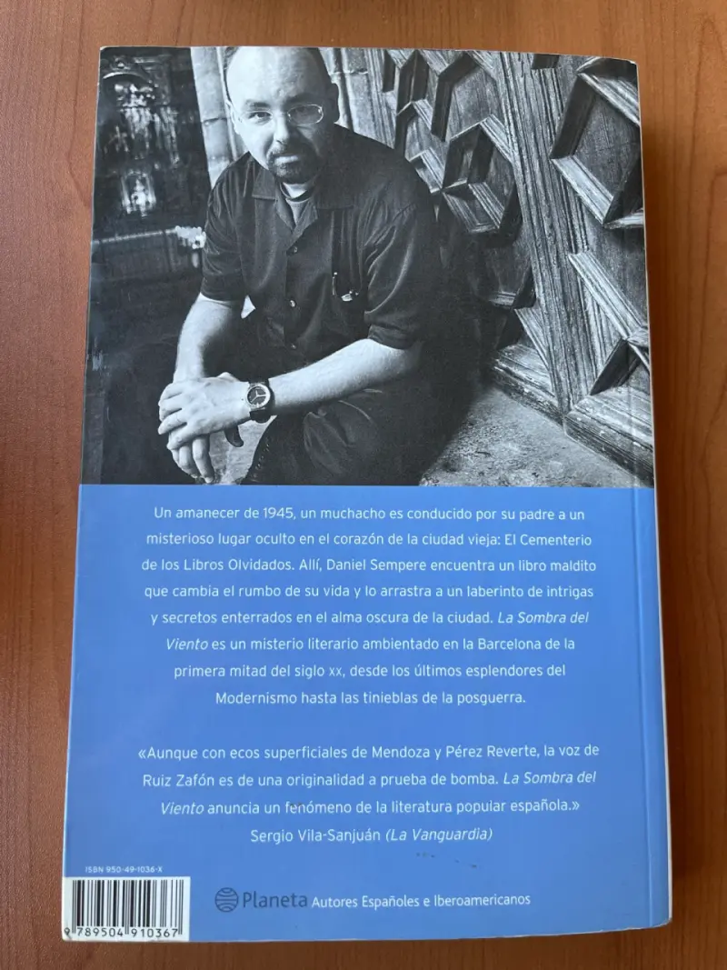 Libro La Sombra del Viento - 2