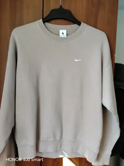 Polerón beige Nike talla M - miniatura 1