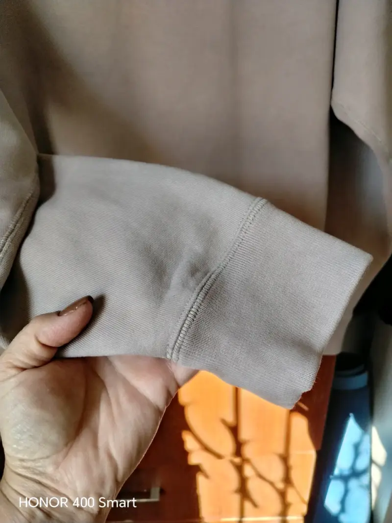 Polerón beige Nike talla M - 4