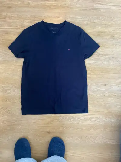 Polera azul Tommy Hilfiger - miniatura 1