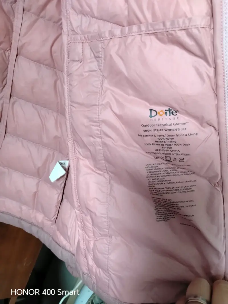 Chaqueta rosada Doite talla L - 4