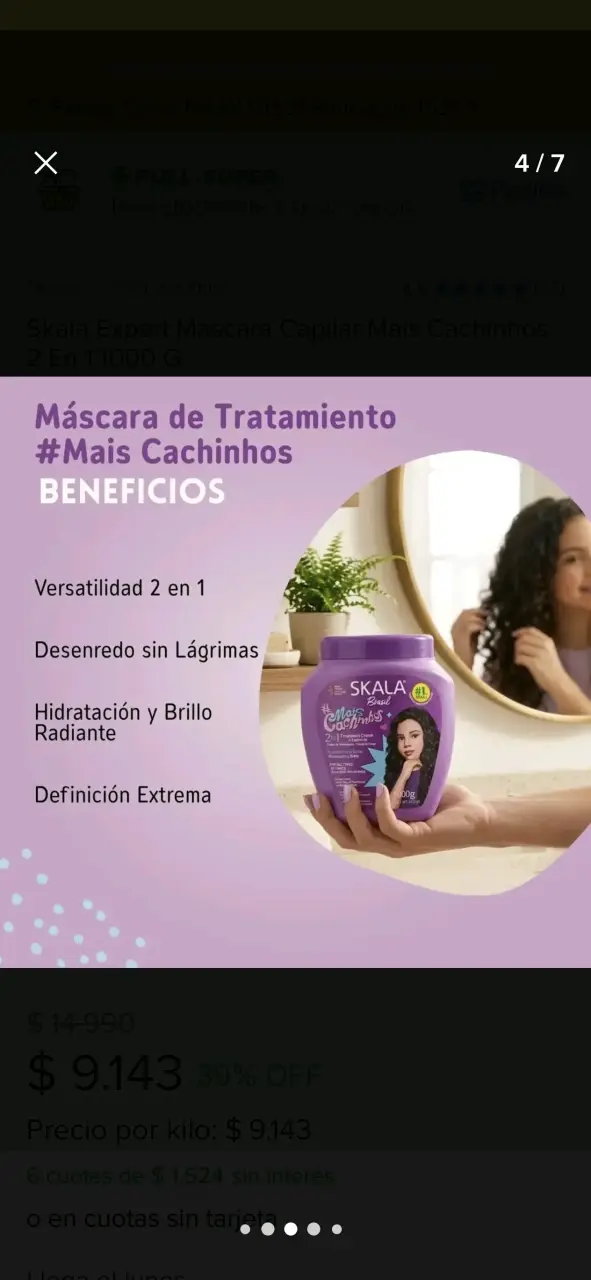 Crema de tratamiento Skala 1000g - 5