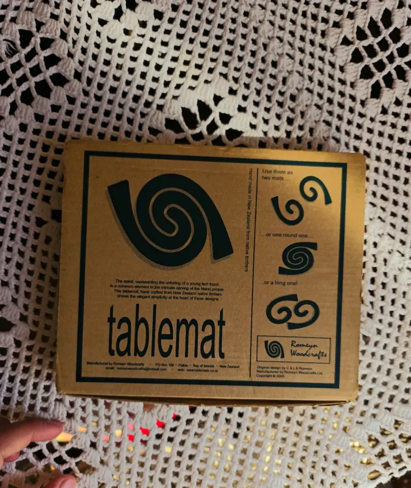Juego de tablemats de madera - 1