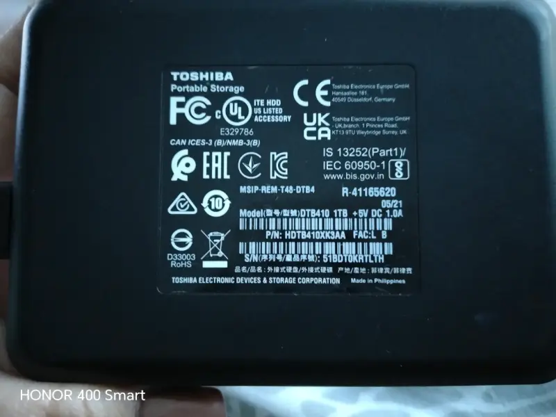 Disco duro Toshiba 1TB USB 3.0 - 3