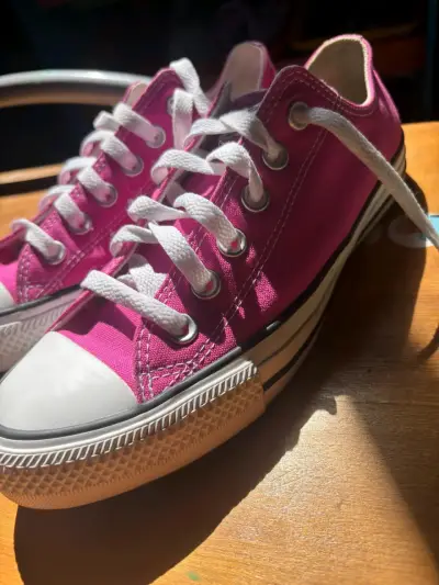 Zapatillas converses rosadas 38 - miniatura 3