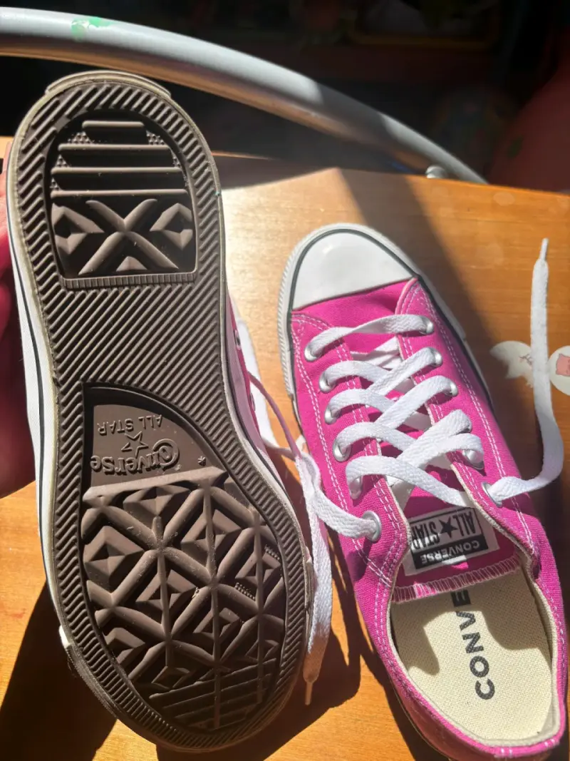 Zapatillas converses rosadas 38 - 4