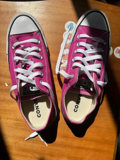 Zapatillas converses rosadas 38 - miniatura 5