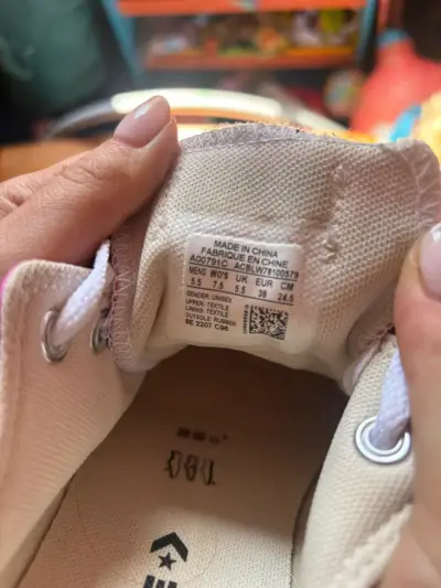 Zapatillas converses rosadas 38 - miniatura 6