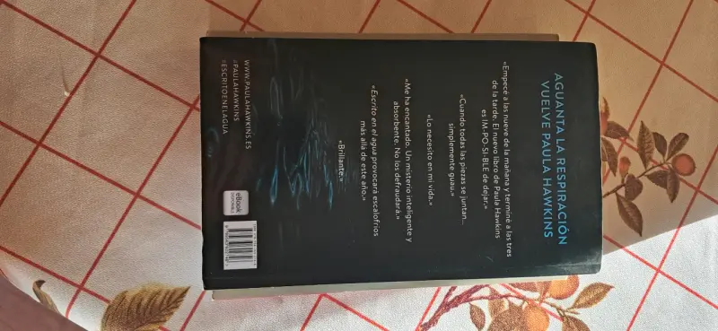 Libro 'Escrito en el agua' de Paula Hawkins - 2