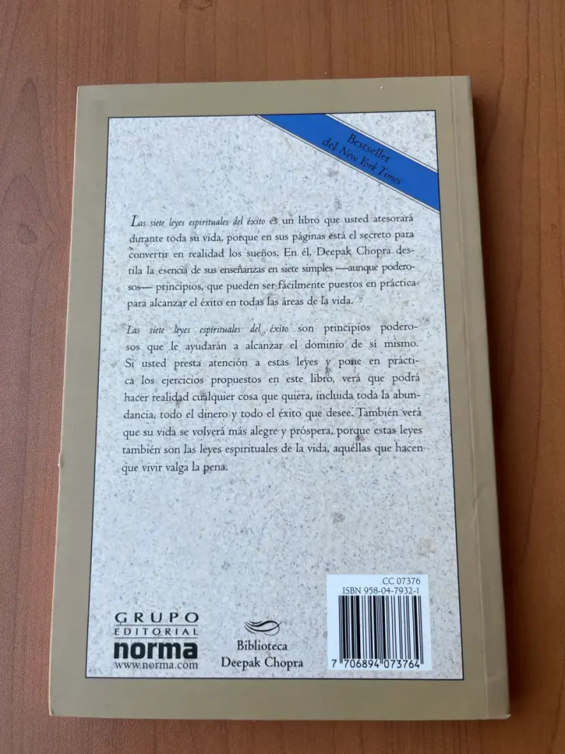 Libro "Las siete leyes espirituales" - 2