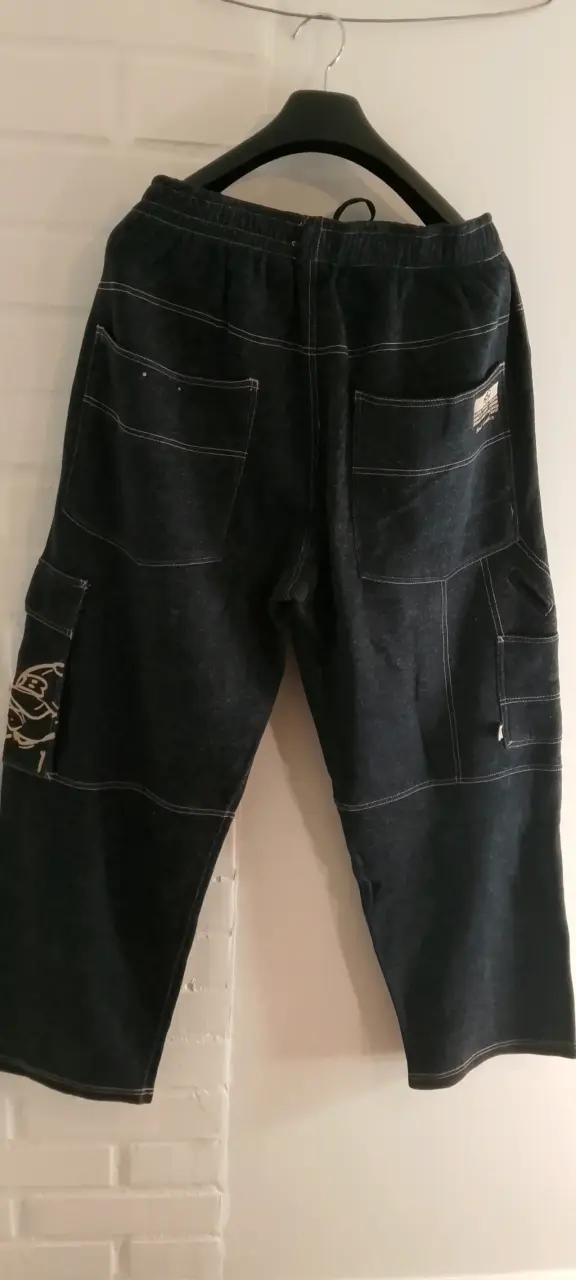 Pantalón de algodón gris oscuro - 2