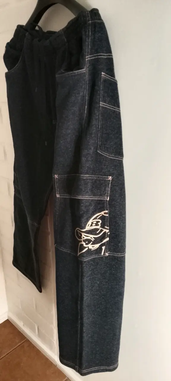 Pantalón de algodón gris oscuro - 3