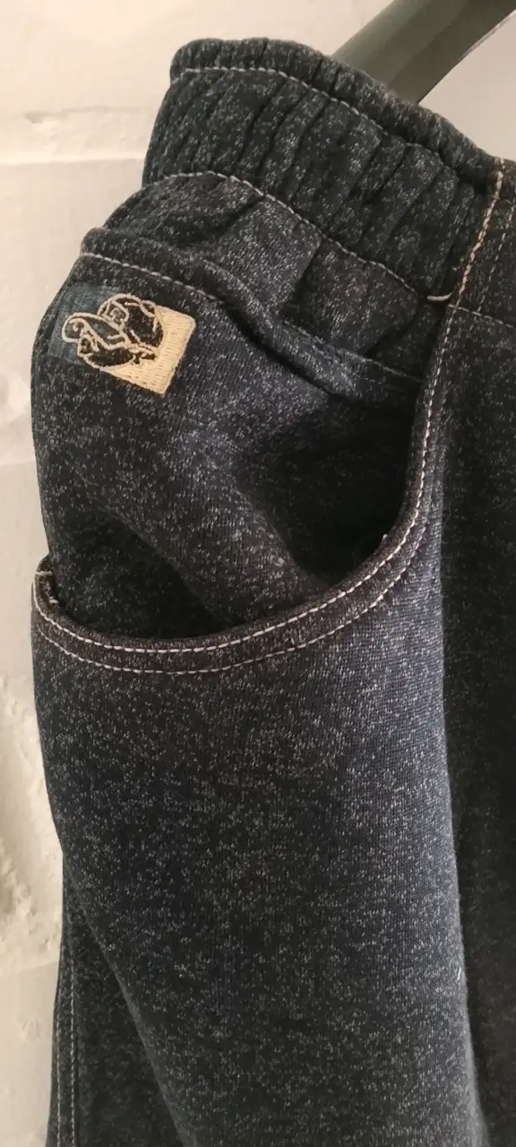 Pantalón de algodón gris oscuro - 6