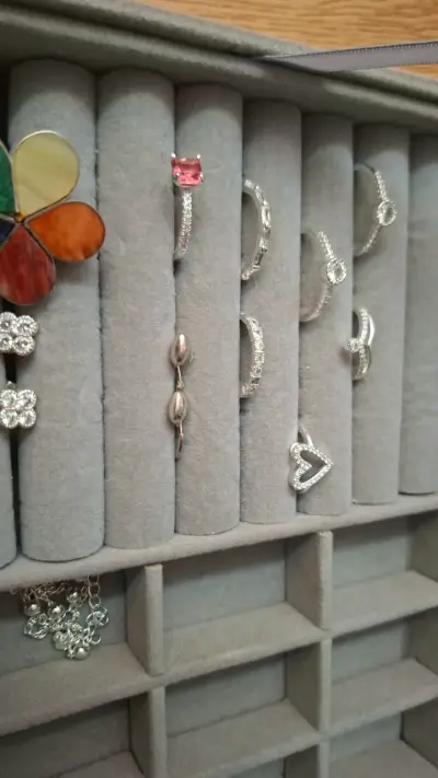 Juego de anillos de plata - miniatura 1