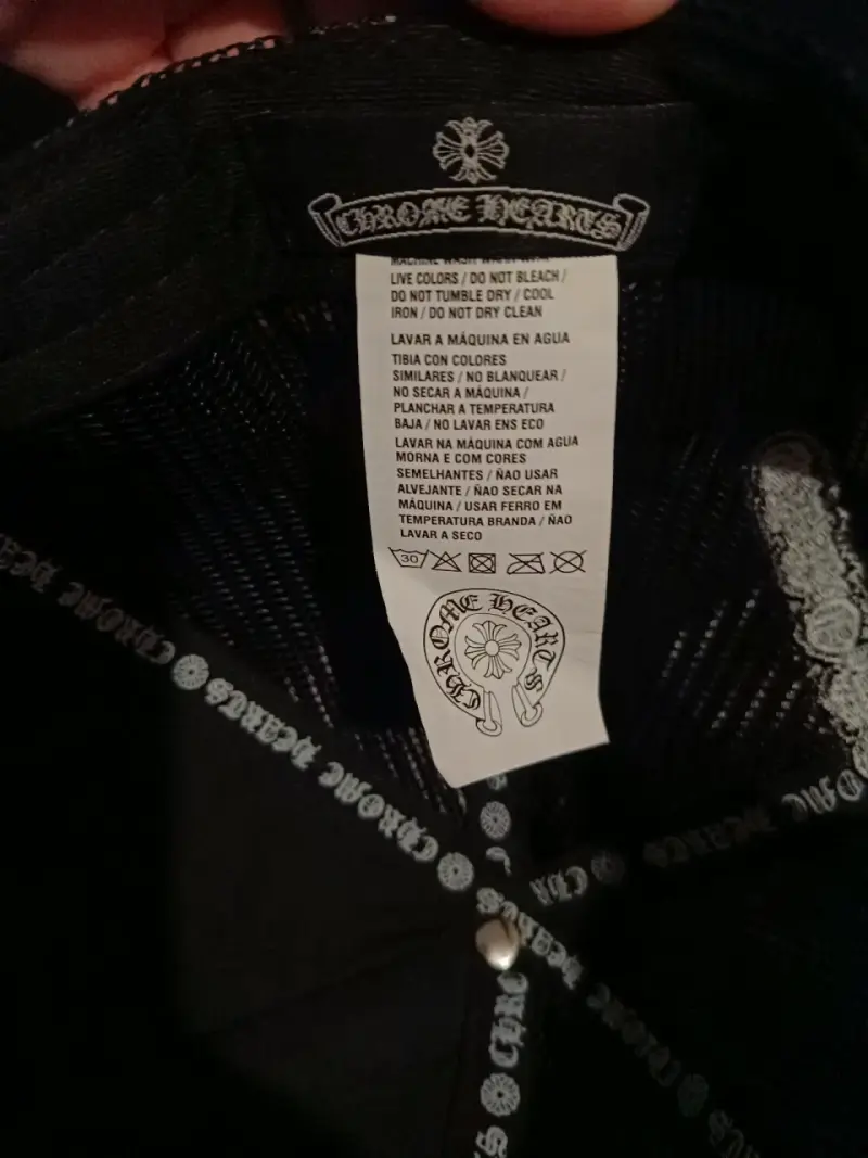 Gorro negro Chrome Hearts - 4