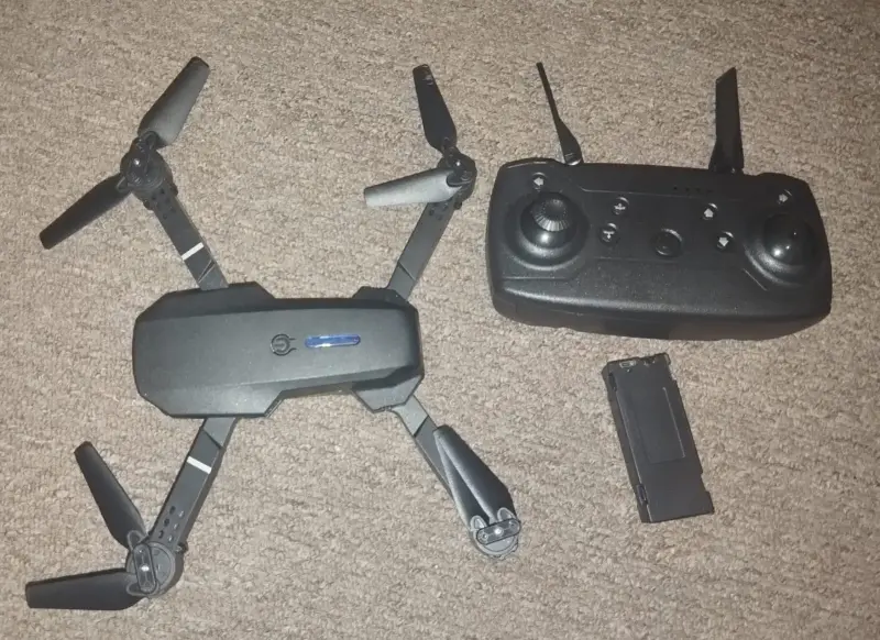 Drone plegable negro - 3