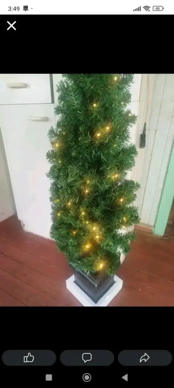 Árbol de Navidad LED con 80 luces - 2