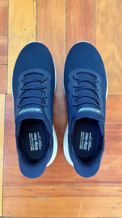 Zapatillas Skechers Slip-Ins Mujer Azul Marino - miniatura 5