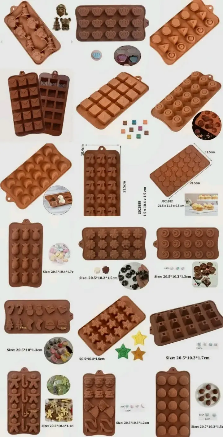 Moldes de silicona para repostería