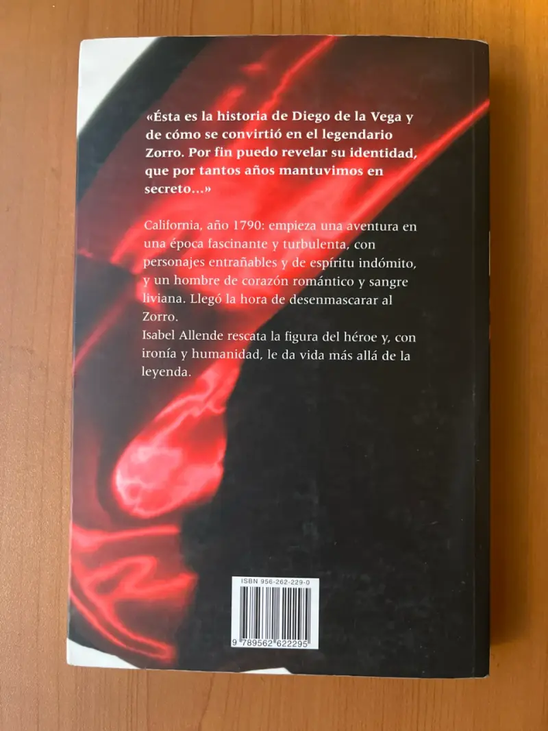 Libro El Zorro de Isabel Allende - 2
