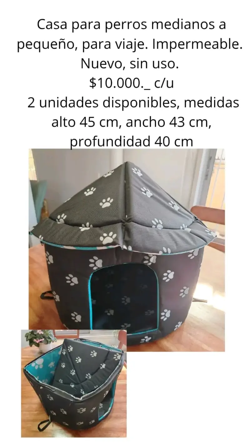 Casa impermeable para perros medianos